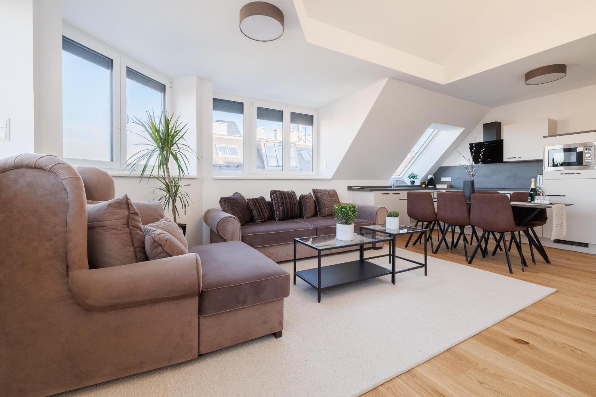 Symphony Apartments 40 - Modern Loft With Terrace And Grill In Central Location Viena Exterior foto